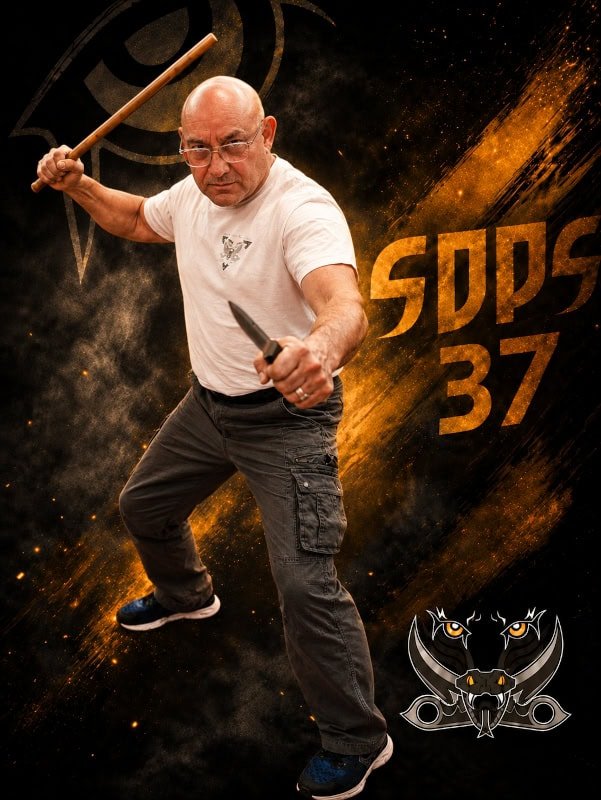 Philippe - Professeur – Self-Défense, Kali, Jeet Kune Do et Jiu-Jitsu SDPS37 Portrait de Christophe Georges-Albert, professeur principal SDPS37